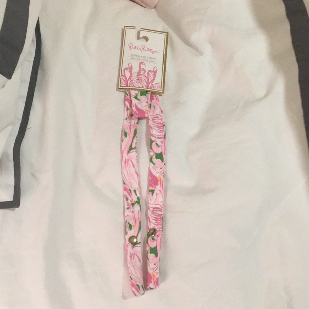 Lilly Pulitzer sunglasses strap in pink colony
